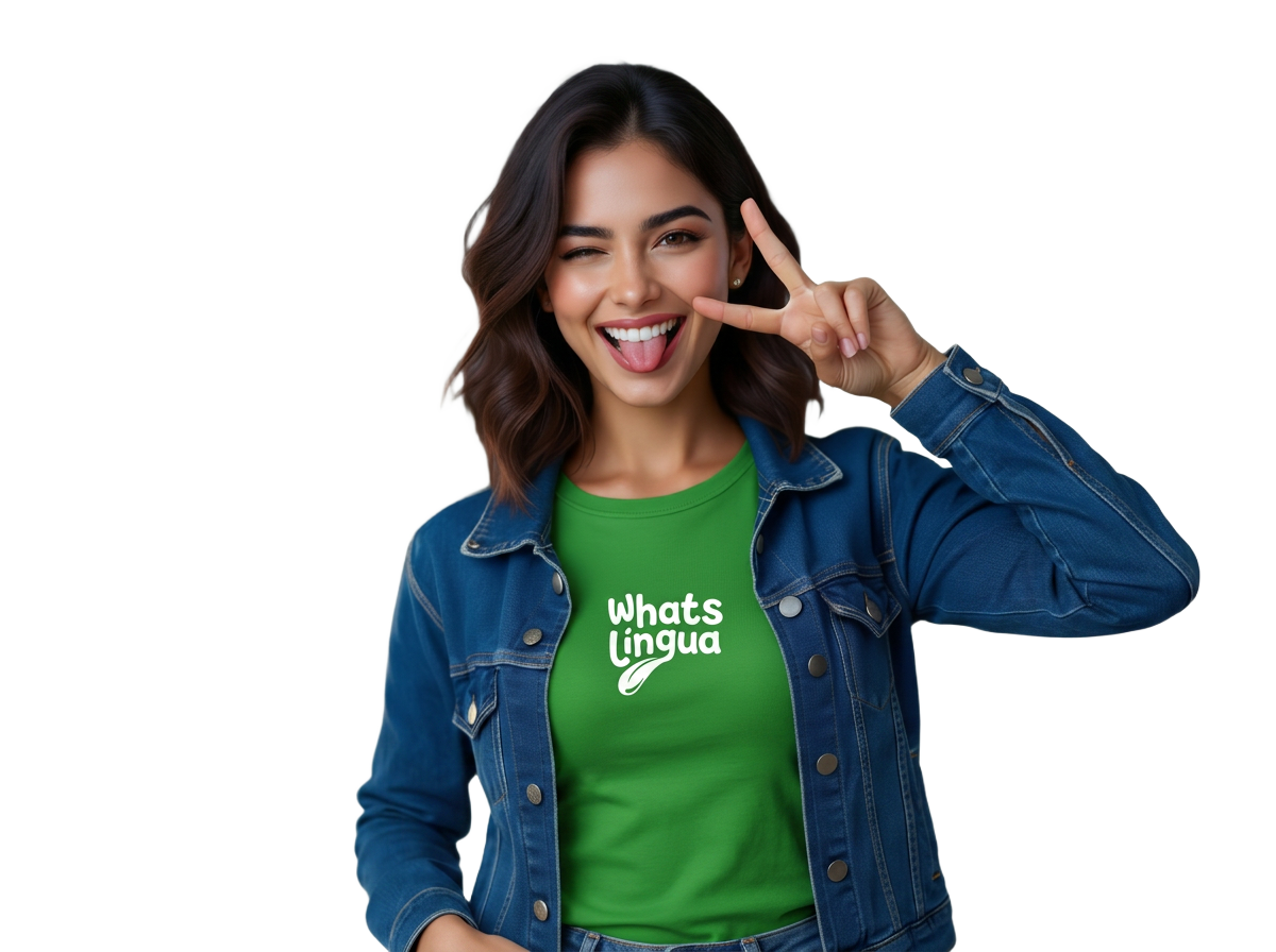 Maia, sua amiga de IA da WhatsLingua